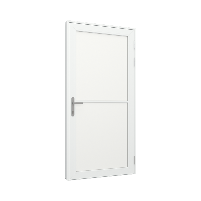 Ytterdør / utgangsdør / inngangsdør med 1x2 fyllinger pvc / plast 100B x 200H