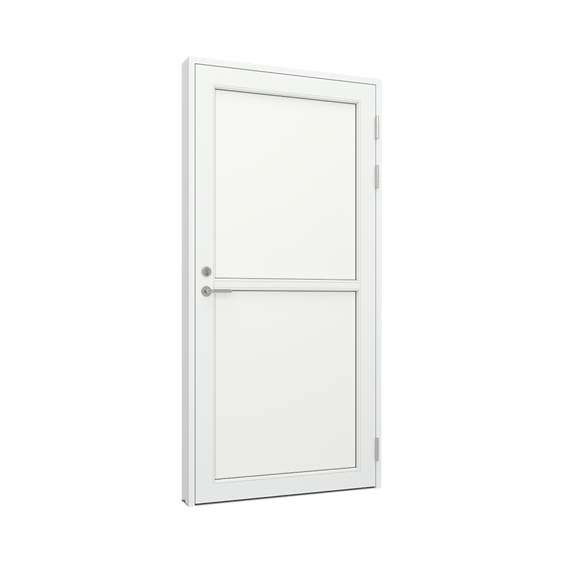 Ytterdør / utgangsdør / inngangsdør med 2 fyllinger Tre∕Alu 100B x 200H