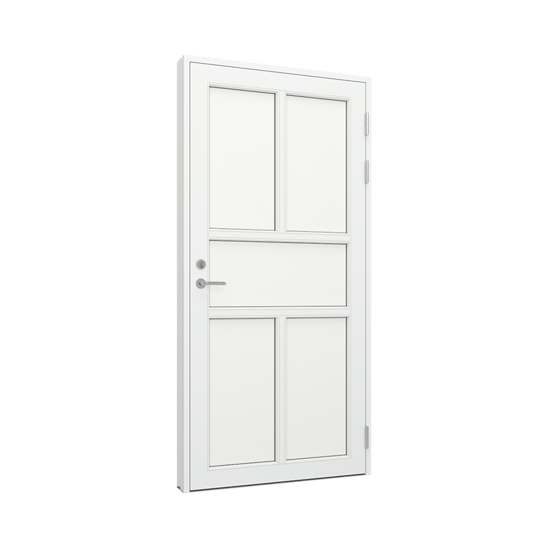 Ytterdør / utgangsdør / inngangsdør med 5 fyllinger Tre∕Alu 100B x 200H