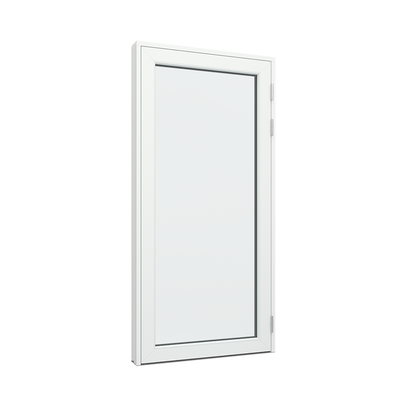 Balkongdør / hagedør / verandadør med 1 glassfelt 1 rute 1 rute Tre∕Alu 66B x 172H