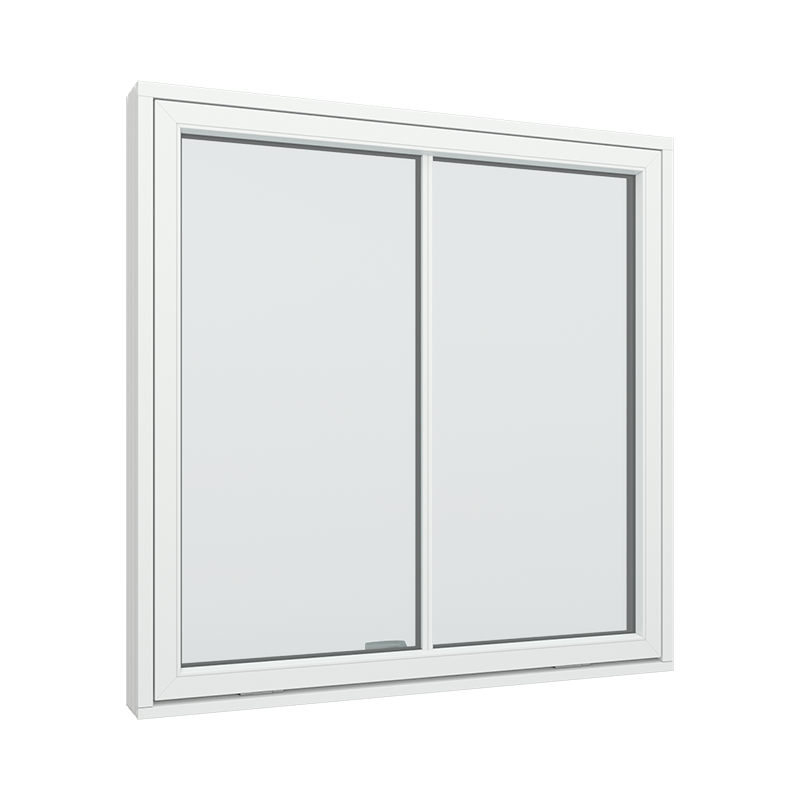 1-fags toppsving vindu med 2x1 glassfelt 1 rute 1 rute Tre∕Alu 120B x 120H