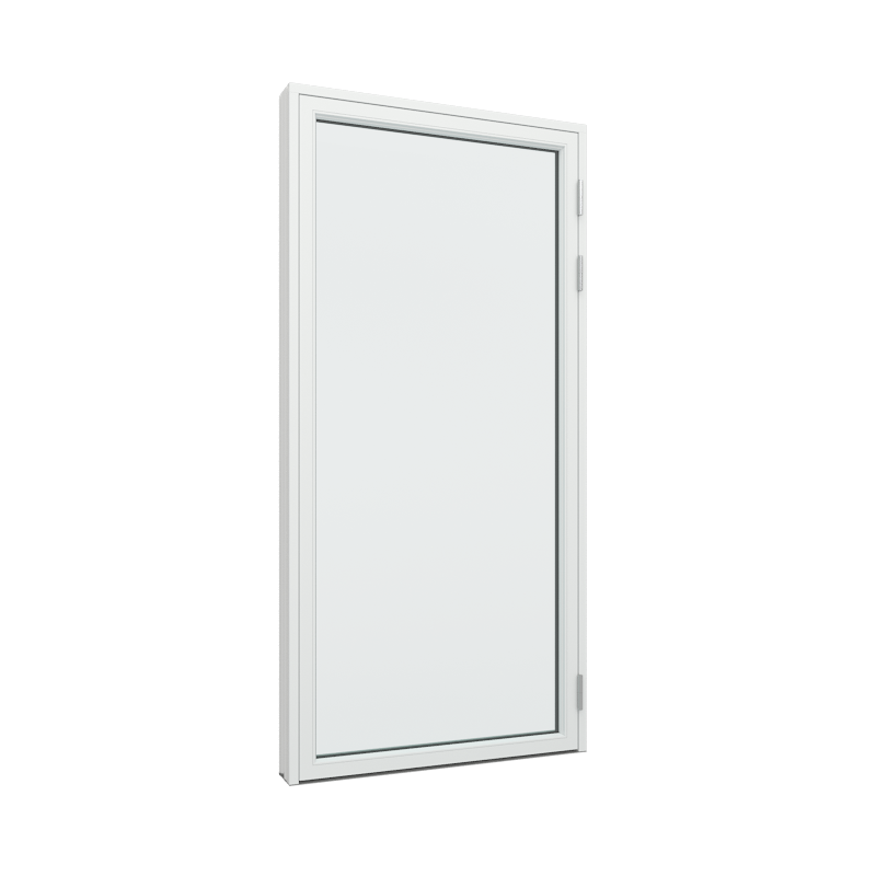 Vindusdør med 1 glassfelt 1 rute 1 rute Tre∕Alu 60B x 169H