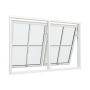 2-fags toppstyrt vindu med 2x2 glassfelt thumbnail