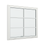 1-fags toppsving vindu med 2x3 glassfelt thumbnail