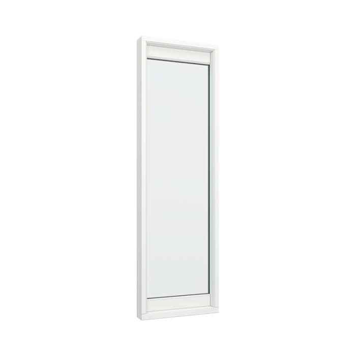 Sidefelt med 1 glassfelt
