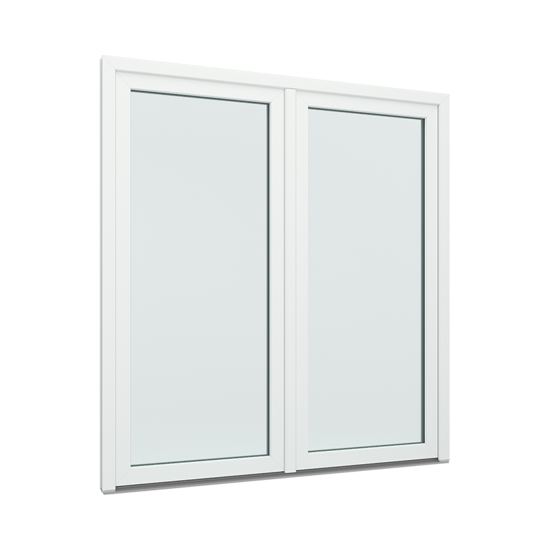 Dobbel balkongdør PVC