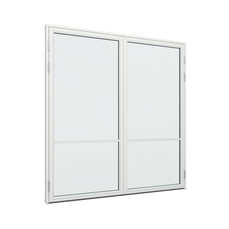 Dobbel alkongdør SlimLine