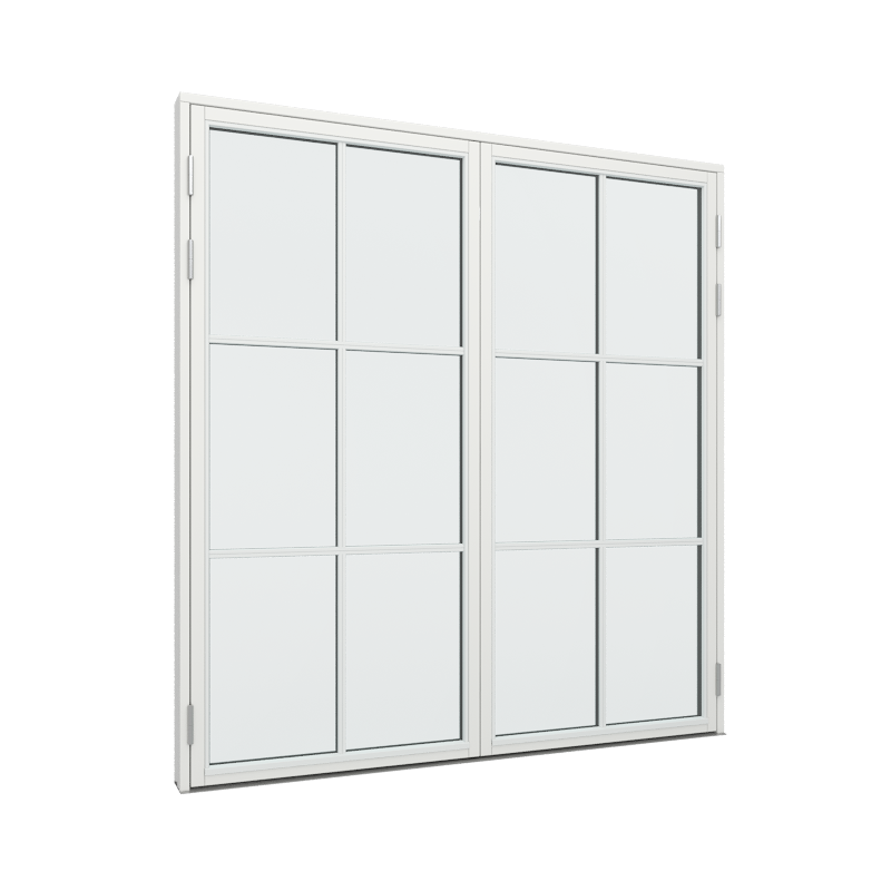Dobbel Balkongdør SlimLine