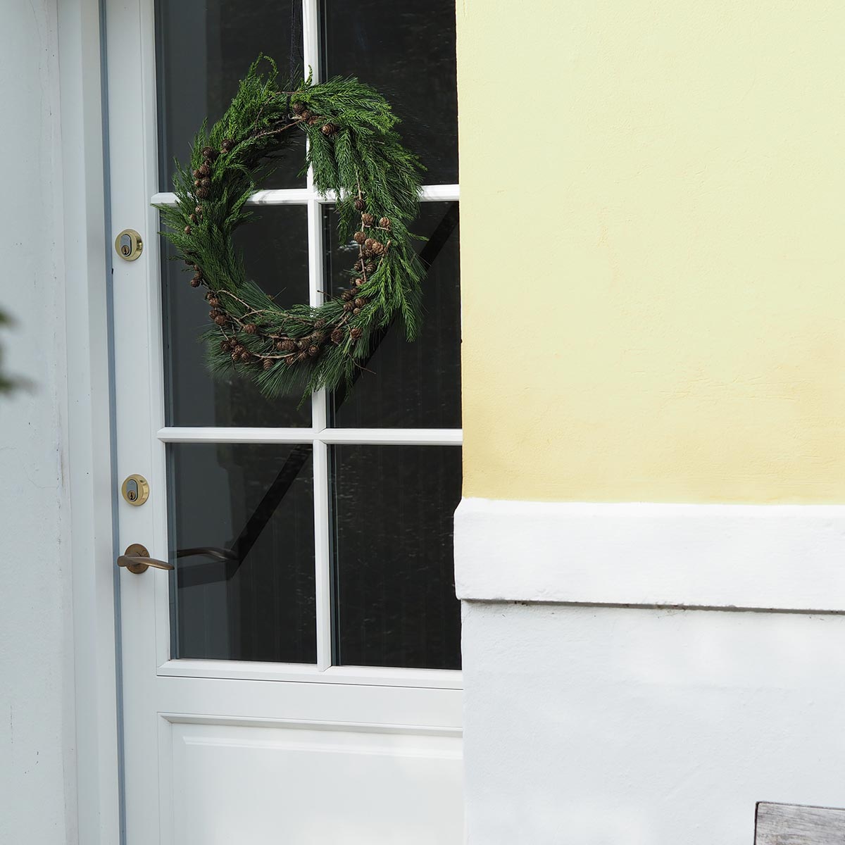 Julekrans til døren